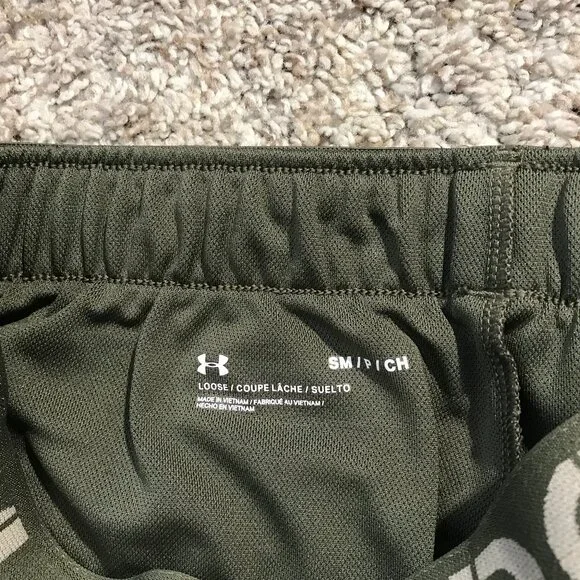 Under Armour Freedom OG Green Running Shorts - Picture 2 of 5